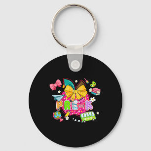 Preppy Supplies Pre-k Happy Last Day Of School Kid Keychain