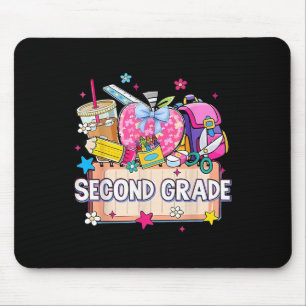 Preppy Supplies Second Grade Happy Last Day Of Sch Mouse Pad