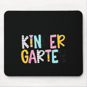 Preppy Teacher Pencil Notebook Hello Kindergarten  Mouse Pad