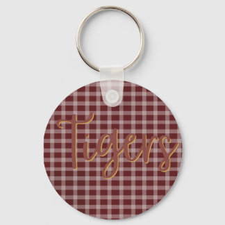 Preppy Tigers Key Chain