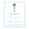 Preppy Topiary Ginger Jar Boy Baby Shower Welcome