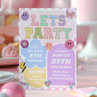 Preppy Varsity Patch Letter Retro Birthday Party