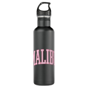 Preppy Varsity Pink Malibu California 710 Ml Water Bottle