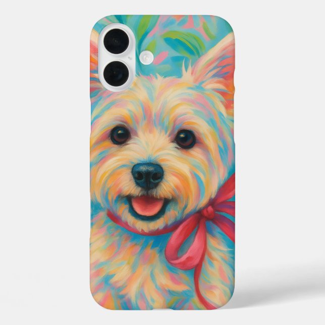 Preppy Westie Case-Mate iPhone Case (Back)