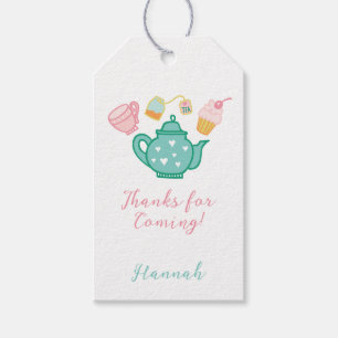 Preppy Whimsical Tea Party Gift Tags