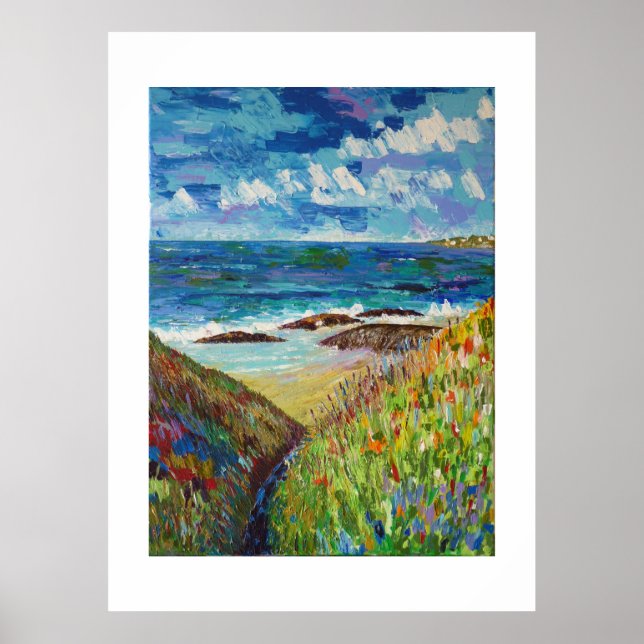 Près de l'océan en bretagne poster (Front)