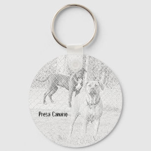 Presa Canario  Keychain