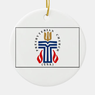 Presbyterian Flag Ceramic Ornament