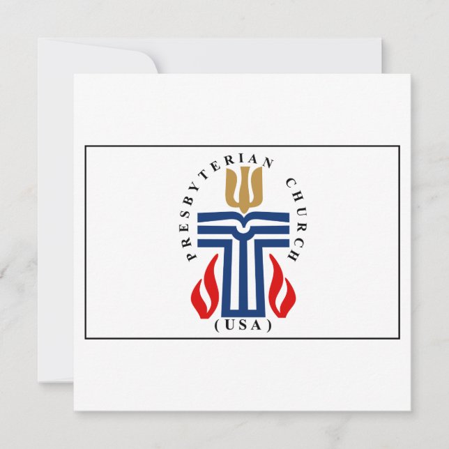 Presbyterian Flag Invitation (Front)