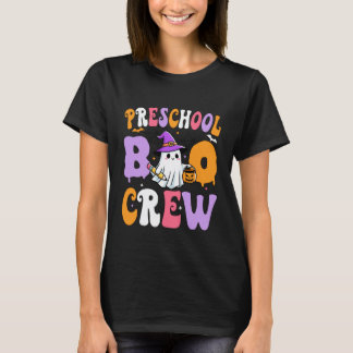 Preschool Boo Crew pre-k Spooky Preschool Hallowee T-Shirt