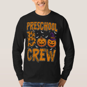 Preschool Boo Crew Teacher Student Halloween Cost T-Shirt