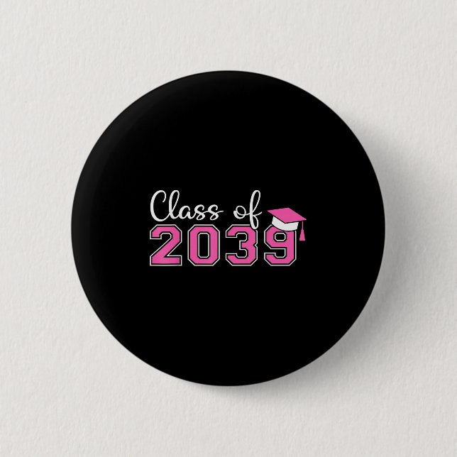 Preschool Cl Of 20 Grow With Me Graduation 20 Gift 2 Inch Round Button (Front)