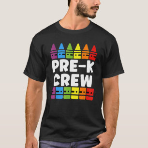 Preschool Crew Pre-K Tribe Back To School Teacher  T-Shirt