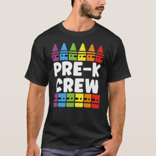 Preschool Crew Pre-K Tribe Back To School Teacher  T-Shirt