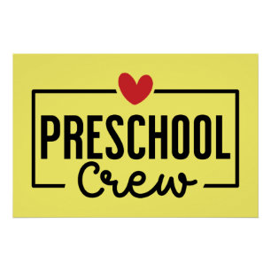 Preschool Crew Preschool Squad Poster
