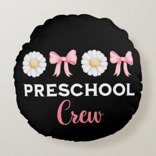 Preschool Crew Preschool Squad Round Pillow