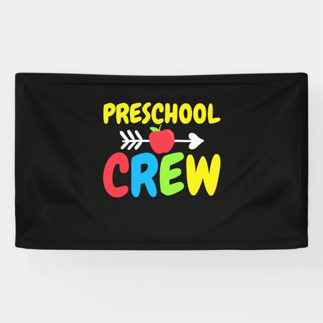 Preschool Crew Student Banner (Horizontal)