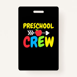 Preschool Crew Teacher Badge