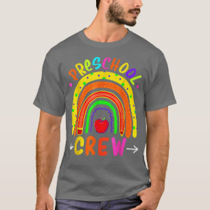 Preschool Crew Teacher Funny First Day Of School T-Shirt