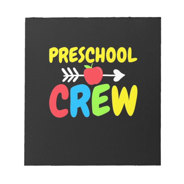 Preschool Crew Teacher Notepad (Front)