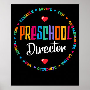 Preschool Director Daycare Appreciation Thank Poster