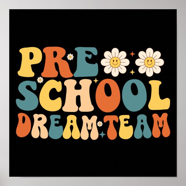 Preschool Dream Team Poster (Front)