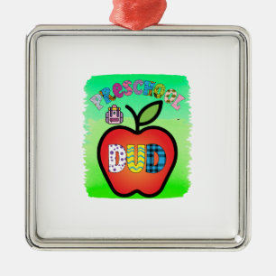 Preschool Dud Teacher Metal Ornament
