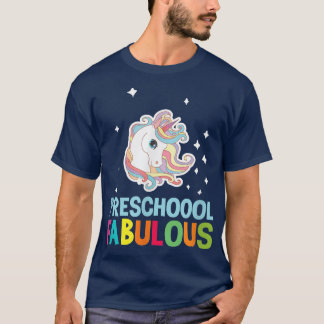 Preschool fabulous pre-k teacher back to school T- T-Shirt