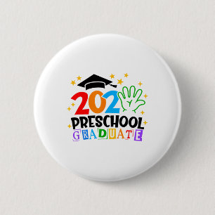 Preschool Graduate 2025 Graduation Cl Of 2025 Kids 2 Inch Round Button