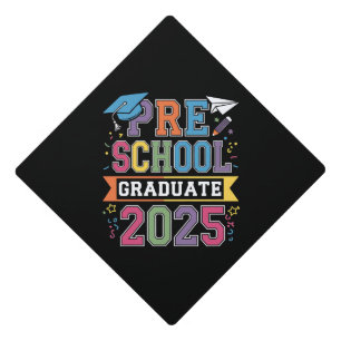 Preschool Graduate 2025 Graduation Pre K School Cap Topper