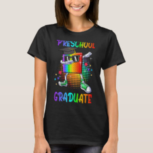 Preschool Graduate Dabbing Pop It Last Day Of Scho T-Shirt