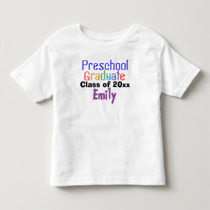 Preschool Graduate NAME Toddler T-shirt