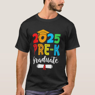 Preschool Graduation 2025 Kids Boys Girls Pre-k Gr T-Shirt