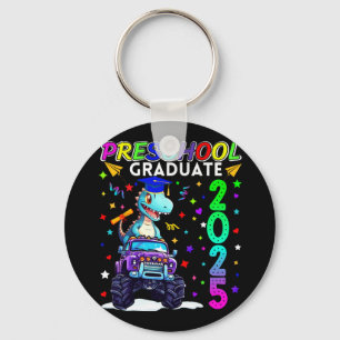 Preschool Graduation 2025 Pre-k Graduate T-rex Kid Keychain