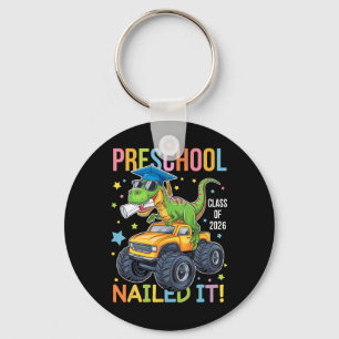 Preschool Graduation Cl Of 2025 Graduate Dinosaur  Keychain