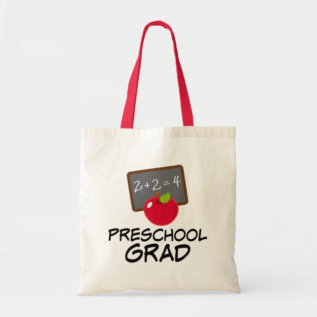 Preschool Graduation Gift Tote Bag (Front)