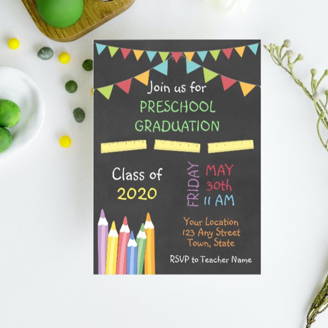 Preschool Graduation Invitation (Creator Uploaded)