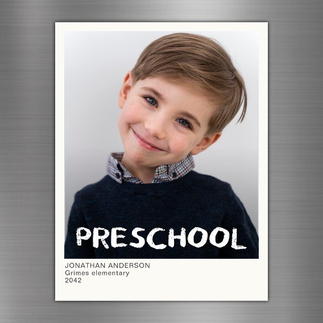 Preschool Keepsake Photo Magnet (Creator Uploaded)