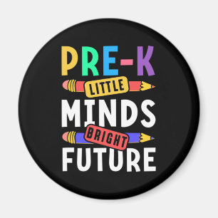 Preschool Kids Back to School Little Minds Bright Magnet