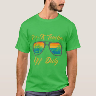 Preschool kindergarten educator off duty teacher g T-Shirt