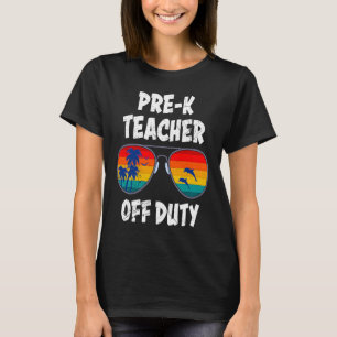 Preschool kindergarten educator off duty teacher   T-Shirt