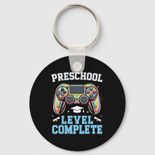 Preschool Level Complete Last Day Of School Gamer  Keychain