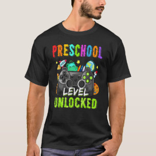 Preschool Level Unlocked Back To School Students V T-Shirt