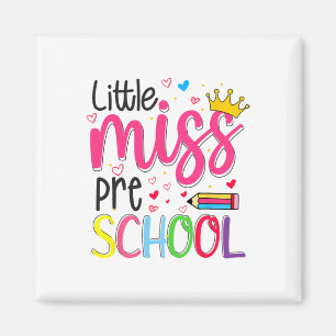 Preschool Little Miss Ck To School Girls Preschool Magnet