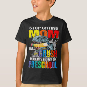  Preschool Monster Truck Dinosaur T-Shirt