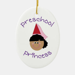 Preschool Princess Ceramic Ornament