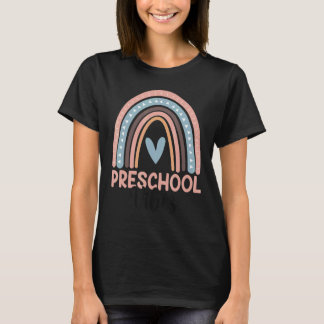Preschool Rainbow Teacher Student Preschool Vibes T-Shirt
