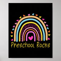 Preschool Rocks Teacher Rainbow