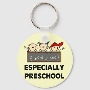 Preschool School is Cool Tshirts and Gifts Keychain