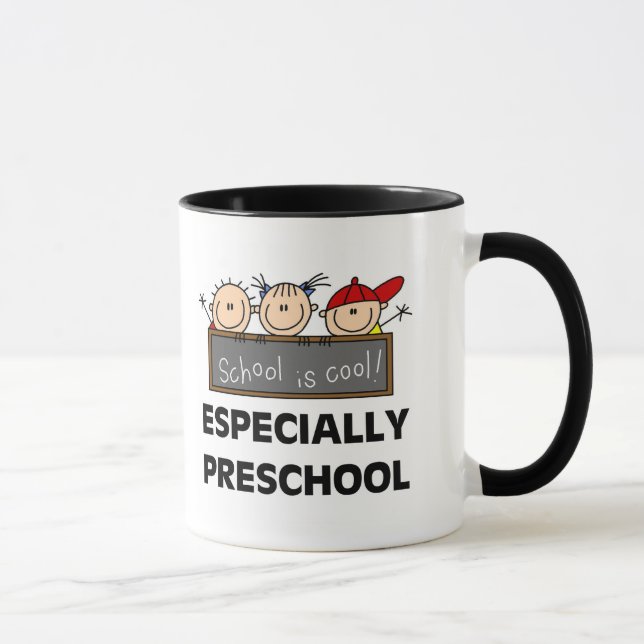 Preschool School is Cool Tshirts and Gifts Mug (Right)
